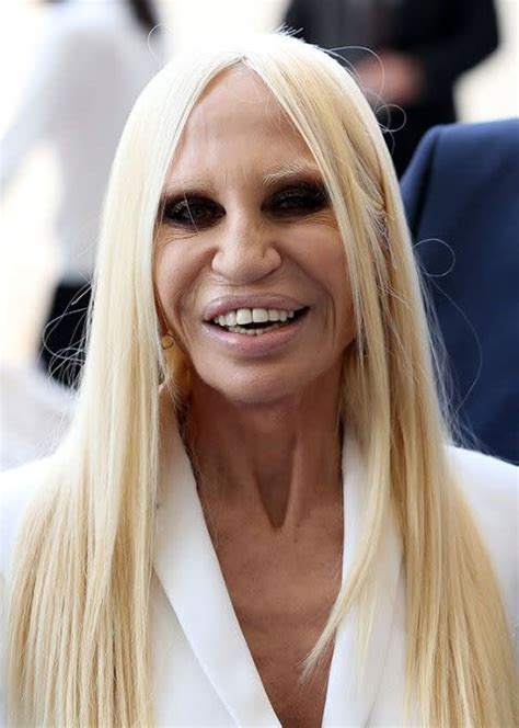 donatella versace intervista italiano|donatella versace face what happened.